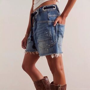Free People We The Free Moxie Barrel Shorts